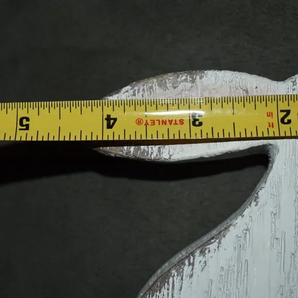 Distressed Shabby Whitewash Bunny Rabbit Rustic Cottage Farmhouse Spring Decor - Picture 11 of 11